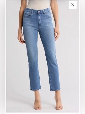 AG Women’s Saige Crop Straight Leg Jeans Size 27 NWT $215